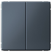 фото Выключатель двухклавишный Systeme Electric GAL000751S