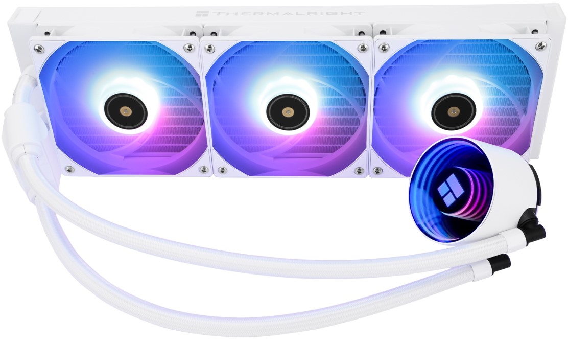 

Система охлаждения жидкостная Thermalright Frozen Notte 360 White ARGB V2 LGA115x/1200/1700/1851/AM4/AM5 (3*120mm, 2000rpm, 72.37CFM, 28dBa, 4-pin PWM, Frozen Notte 360 White ARGB V2