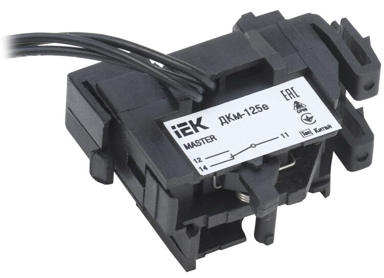 

Контакт дополнительный IEK SVA11D-DK-1-02 ДКм-125е (ДКм-32) MASTER эл. р., SVA11D-DK-1-02