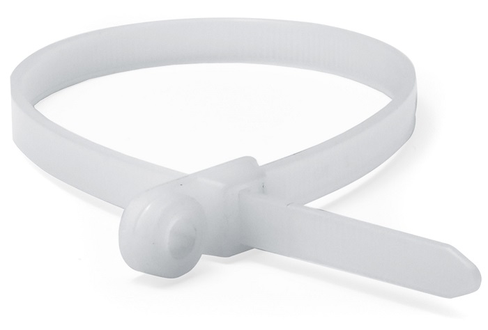 

Хомут DKC 252150SR-I P6.6 с монтажным отверстием M4, белый 2,5x150 мм, "Quadro", уп/100 шт, (замена выведенному из ассортимента 252150-I), 252150SR-I