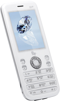фото Мобильный телефон  Fly MC180 Swarovski White