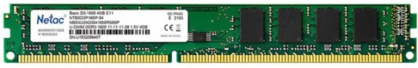 фото Модуль памяти DDR3 4GB Netac NTBSD3P16SP-04 в Уфе