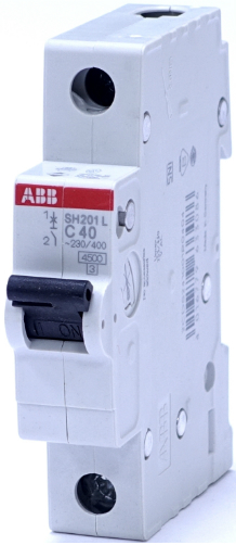 

Автоматический выключатель ABB 2CDS241001R0404 SH201L 1P 40А (C) 4,5kA, 2CDS241001R0404