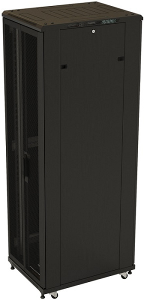 фото Шкаф напольный 19", 18U Hyperline TTB-1868-DD-RAL9004