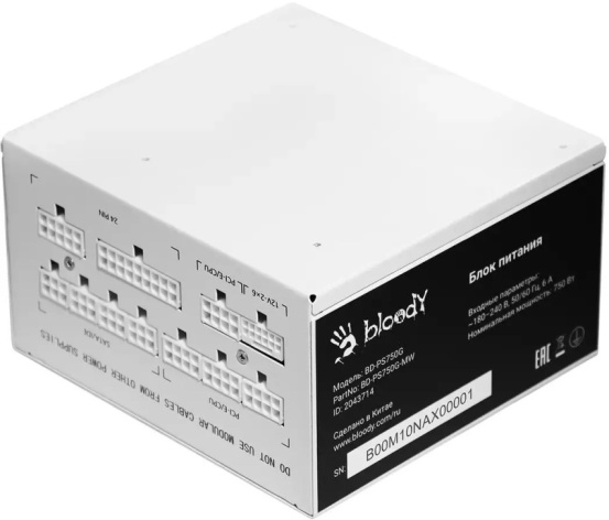 фото Блок питания ATX Bloody BD-PS750G-MW в Челябинске