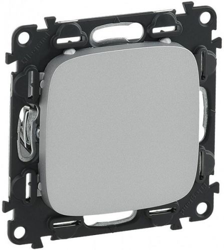 

Заглушка Legrand 755187 Valena ALLURE, с суппортом, алюминий, 755187