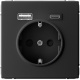 фото Розетка с заземлением с 2 USB  Systeme Electric GAL001032 в Уфе
