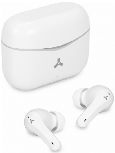 

Наушники беспроводные AccesStyle Tornado ANC White BT 5.1 (A2DP, AVRCP, HFP, Hands-free), 20 Гц - 20 кГц, Tornado ANC White