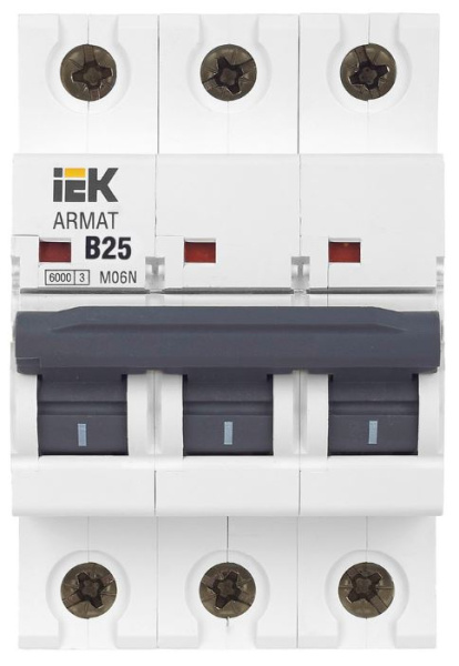 фото Автоматический выключатель  IEK AR-M06N-3-B025 в Перми