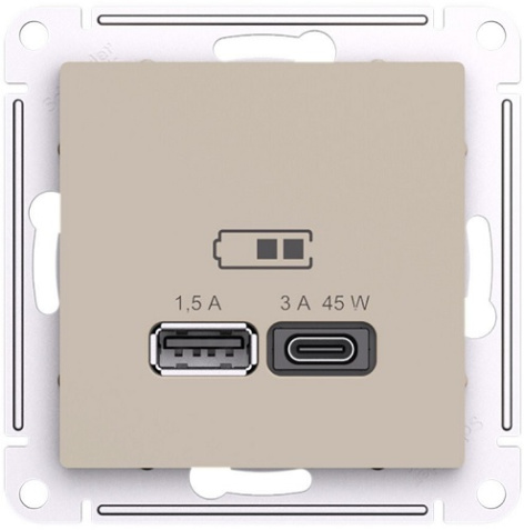 фото Розетка USB  Systeme Electric ATN001229 в Волгограде