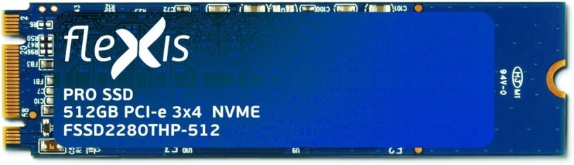 

Накопитель SSD M.2 2280 Flexis FSSD2280THP-512 512GB PS5012-E12S PCIe Gen3x4 NVMe TLC 3200/2400MB/s IOPS 400K/600K MTBF 2M TBW 720, FSSD2280THP-512
