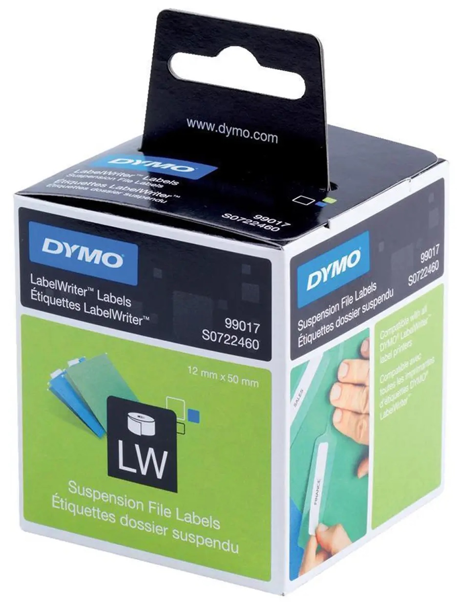 

Этикетки Dymo S0722460 для подвесных папок 50х12мм 220шт/рул, S0722460