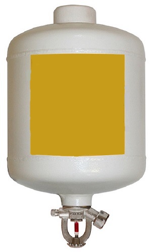 Модуль Пожтехника МПП-7/68Б МИГ (белый) порошкового пожаротушения подвесной белый, температура сраба