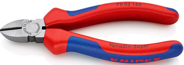 

Бокорезы Knipex KN-7002140 L-140мм твердость кромок 62 HRC черн., KN-7002140