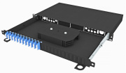 фото Кросс оптический стоечный TopLAN КРСв-Top-1U-48LC/U-OS2-BK
