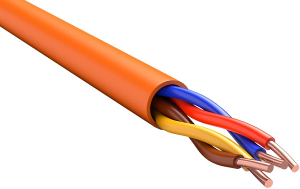 Изображение товара Огнестойкий кабель ITK FR1-02-U-3307 для пожарной сигнализации и систем безопасности