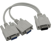 фото Кабель-разветвитель Exegate EX-CC-VGA-15M2x15F-0.3