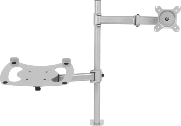 Изображение товара Настольный кронштейн для монитора и ноутбука Cactus CS-VM-LH07-AL