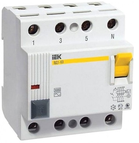 

УЗО IEK MDV10-4-032-100 4п 32А 100мА ВД1-63 АС, MDV10-4-032-100