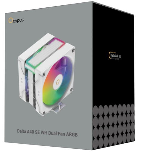 фото Кулер  Ocypus Delta A40 SE WH Dual Fan ARGB