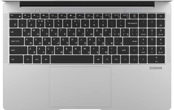 фото Ноутбук  Digma EVE P5851 в Ростове-на-Дону 15.6 ", Pentium, 8 Гб RAM, 256 Гб SSD, UHD Graphics 605, Серебристый