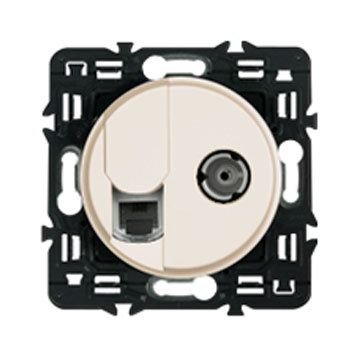 Изображение товара Панель лицевая Legrand 066234 серия Celiane для монтажа 2 поста