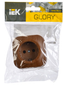 фото Розетка с заземлением IEK ERH11-K24-16