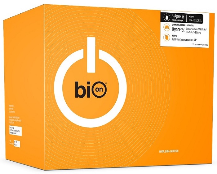 

Картридж BION BCR-TK-5220Bk TK-5220Bk для Kyocera Ecosys P5021cdw/P5021cdn/M5521cdn/M5521cdw (1200 стр.), Черный, BCR-TK-5220Bk