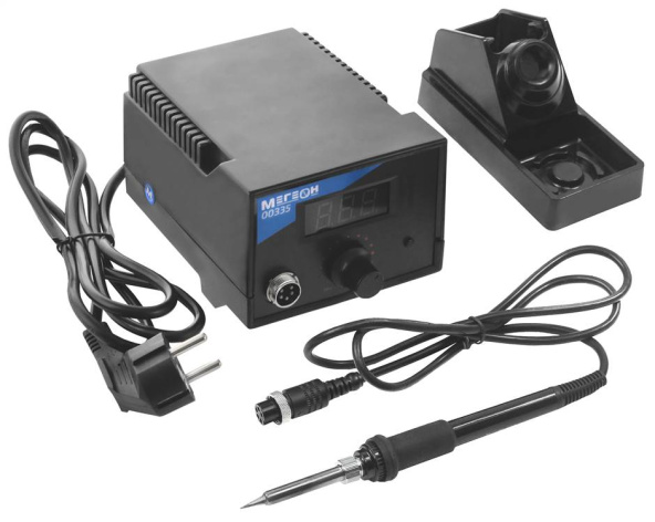 Изображение товара Паяльник МЕГЕОН 00335 с цифровым управлением температурой