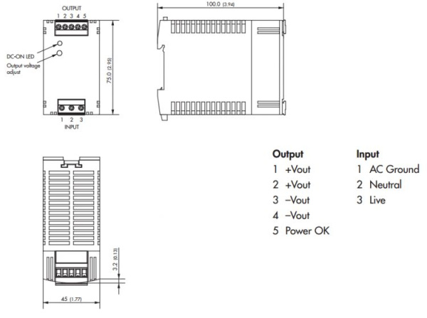 фото Преобразователь AC-DC сетевой TRACO POWER TCL 060-124 в Уфе