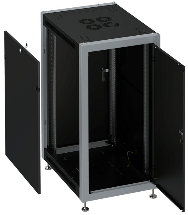 

Шкаф напольный 19", 33U SYSMATRIX SL 6833.922 600x800x1600mm (ШхГхВ) передняя дверь сплошная металлическая, задняя дверь сплошная металлическая, повор, SL 6833.922