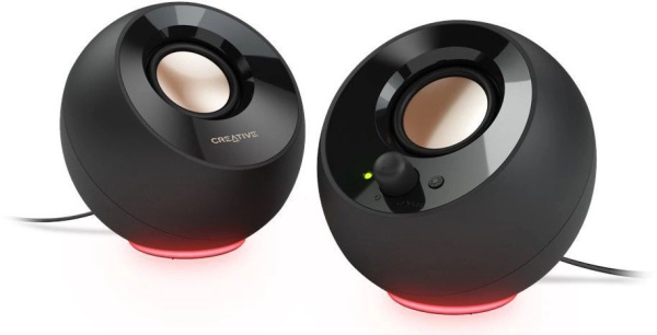 Изображение товара Акустика Creative Pebble SE 2.0 с регулятором на передней панели