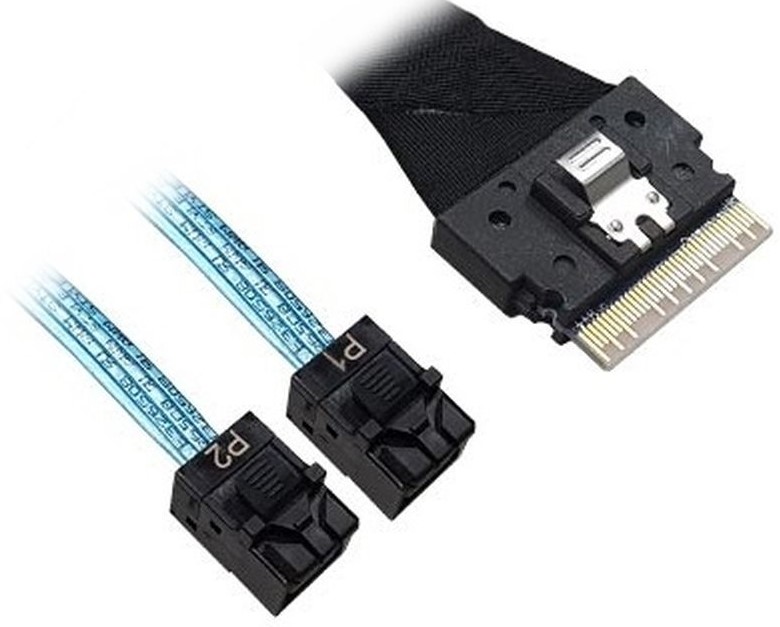 

Кабель ACD ACD-60003-ZC (P5022DN10990-2) Slimline SASx8 (SFF8654) -to- 2 SAS HD x4 (SFF8643 SAS Connections), 1M, ACD-60003-ZC (P5022DN10990-2)