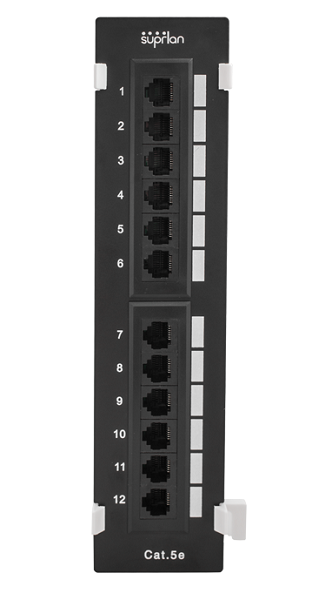 

Патч-панель настенная, 12xRJ45, UTP, Кат. 5е SUPRLAN 10-0407, 10-0407
