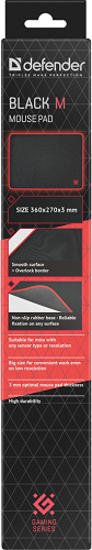фото Коврик для мыши Defender Black M в Санкт-Петербургe