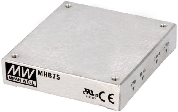 Изображение товара Преобразователь DC/DC Mean Well MHB75-12S24 75 Вт импульсный