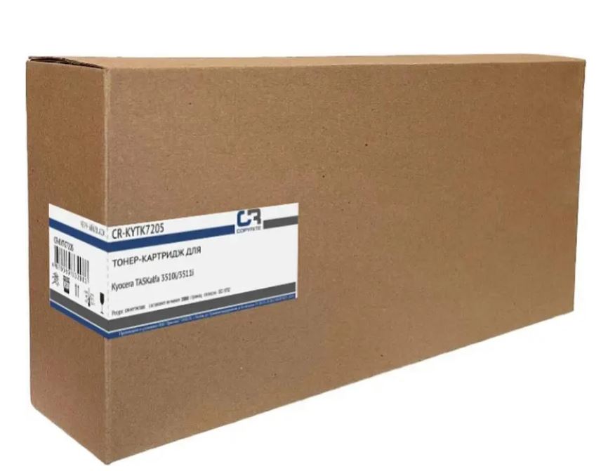 

Тонер-картридж CopyRite CR-KYTK7205 для Kyocera TASKalfa 3510i/3511i, TK-7205, 35000 стр, black, CR-KYTK7205