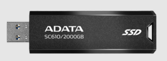

Внешний SSD USB 3.2 Gen 2 Type-A ADATA SC610-2000G-CBK/RD SC610 2TB 550/500MB/s black, SC610-2000G-CBK/RD