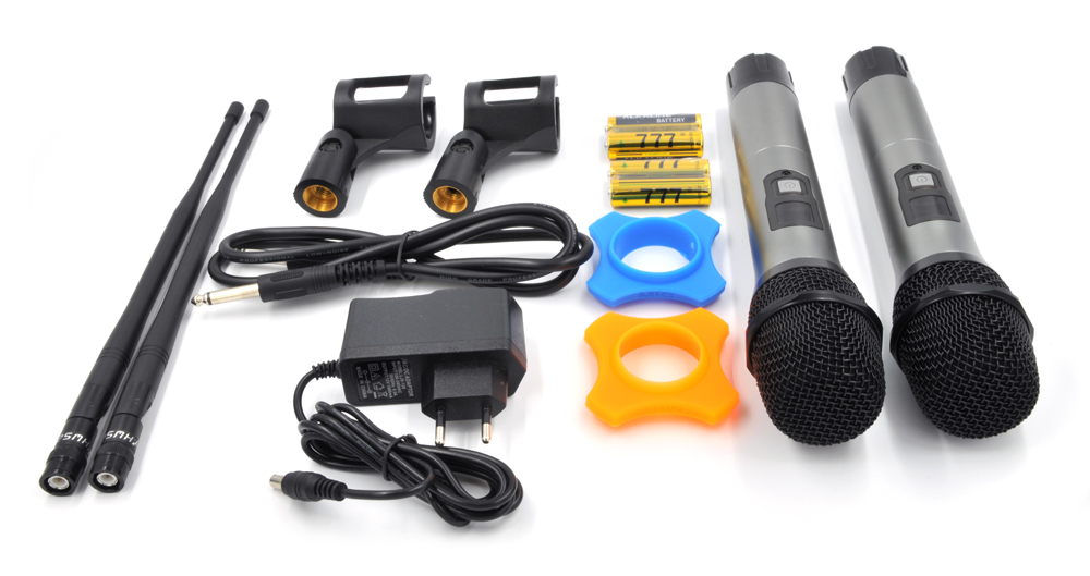 

Микрофонная система Axelvox DWS7000HT (HT Bundle) AX-7000H UHF 710-726 MHz, 100 каналов, LCD дисплей, 2хИК порт, 2 ручных микрофона, 2 держателя на ст, DWS7000HT (HT Bundle)