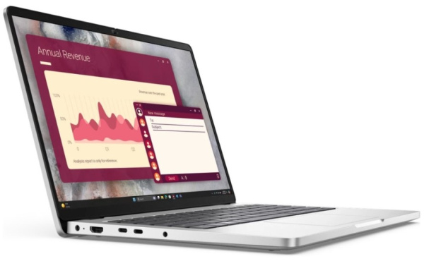 фото Ноутбук Dell 14 Pro 14" (Intel Core Ultra 5, 16Гб , SSD 1 Тб, Arc graphics, Без ОС) Серебристый [Pro14-5614]