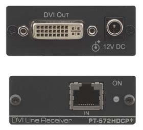 

Приемник Kramer PT-572HDCP+ 90-70985090 сигнала DVI из кабеля витой пары (TP) с адаптером питания, PT-572HDCP+