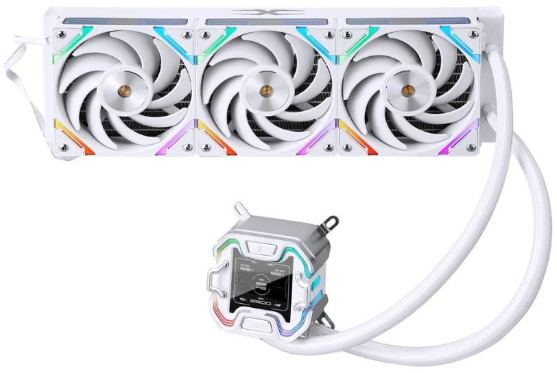 

Система охлаждения жидкостная 1STPLAYER X-360 White (3*120mm,), X-360 White