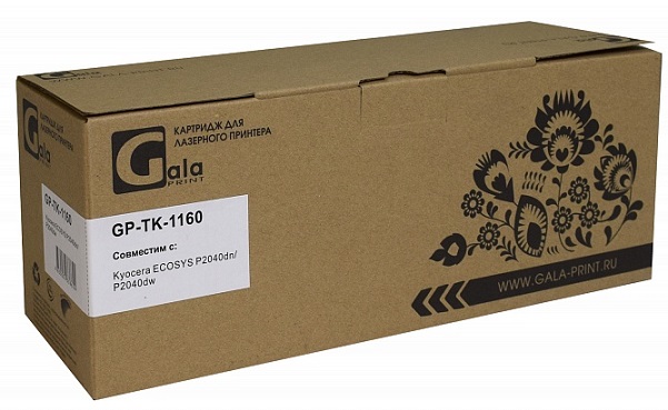 

Тонер-туба GalaPrint TK-1160 7200 копий, TK-1160