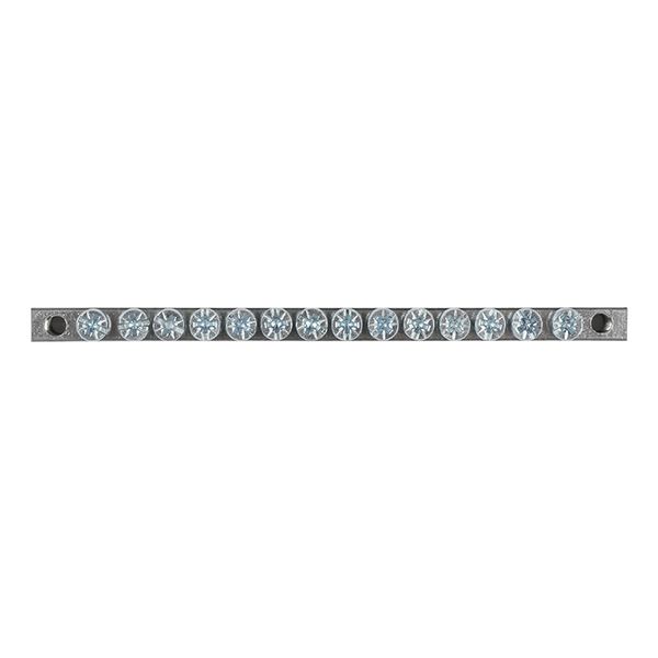 

Шина EKF sn1-63-14-k PEN "ноль-земля" (6x9мм) 14 отв. цинк крепеж по краям, sn1-63-14-k