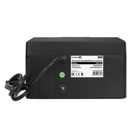 фото Источник бесперебойного питания  Exegate NEO NNB-600.LED.AVR.8SH.CH в Челябинске