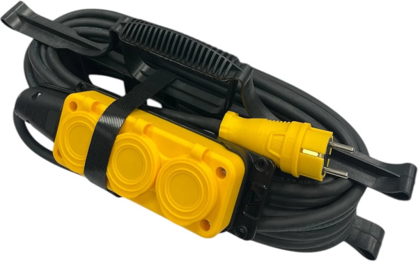 Изображение товара Удлинитель iTOK i-CONNECT-COLOR-SUR-KG-315-3-54-10-YELLOW 10 м IP54