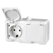 фото Розетка TOKOV ELECTRIC TKL-DT-R2Z-C01-IP54