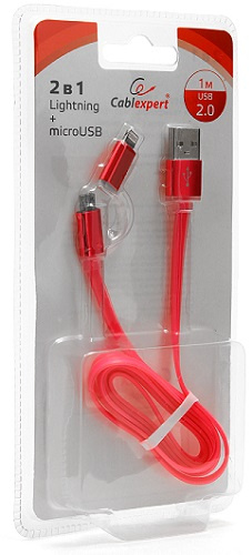 фото Кабель интерфейсный USB 2.0 Cablexpert CC-mAPUSB2pk1m в Красноярске