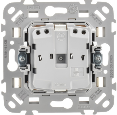 фото Розетка с заземлением  IEK FI-R11-16-1-K86 в Санкт-Петербургe