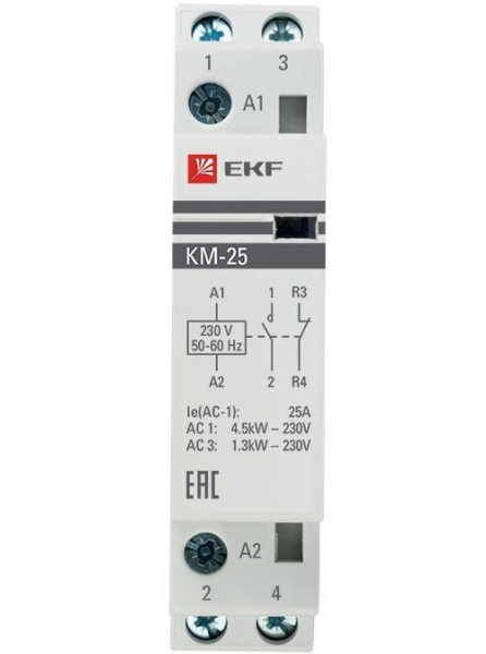 фото Контактор модульный EKF km-1-25-11 в Красноярске